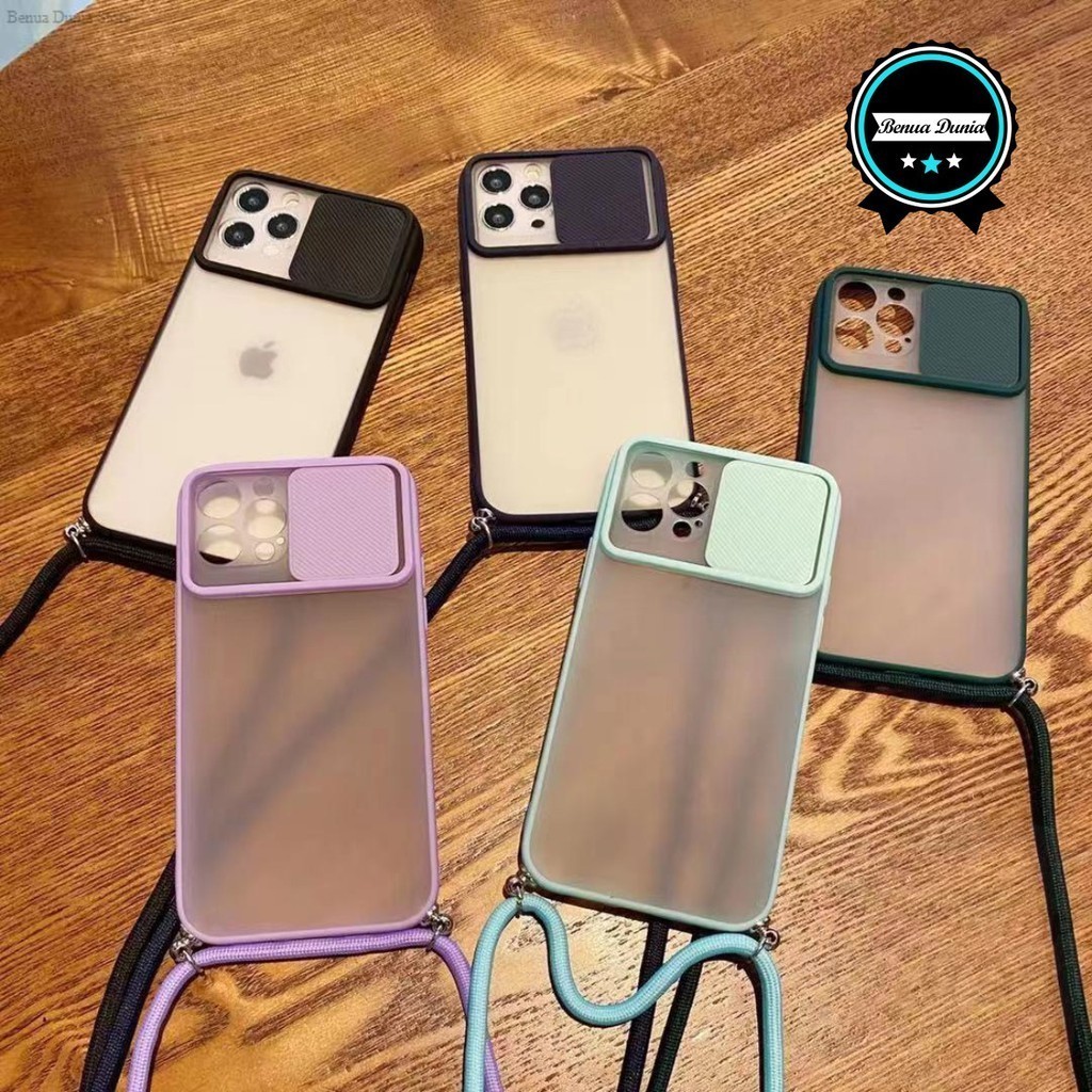 SOFTCASE SLINGCASE SLIDE PELINDUNG KAMERA SAMSUNG J2 J4+ J5 J6+ J7 PRO CORE PRIME A03s XID1847