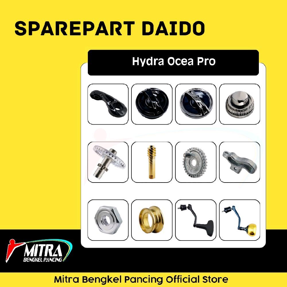 Sparepart Daido Reel Hydra Ocea Pro 1000 - 5000 Sparepart Reel Pancing Original