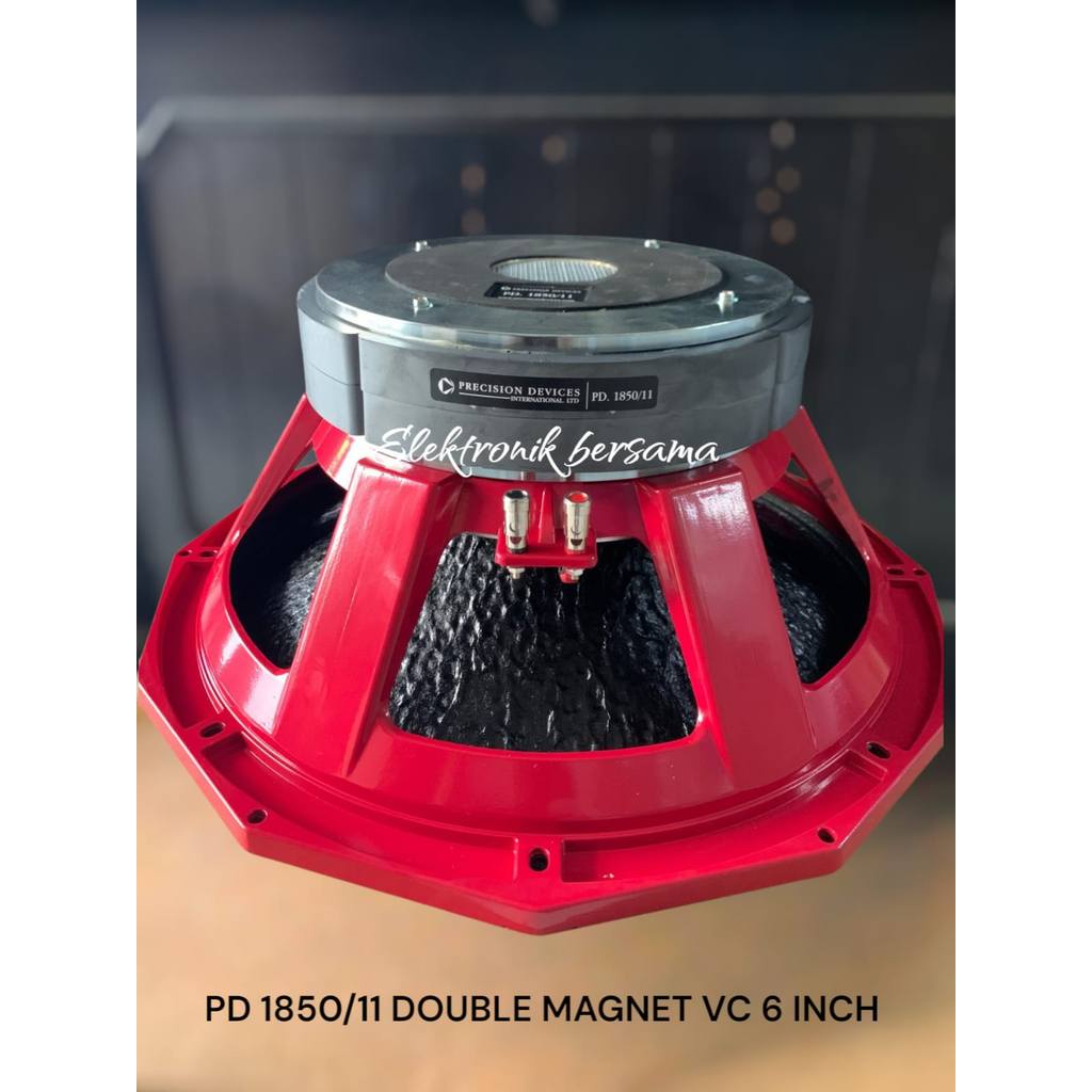 Speaker Komponen PD 1850/11 Double Magnet 18 Inch Voice Coil 6 Inch