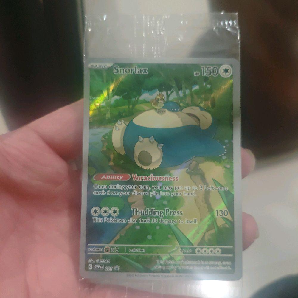 Snorlax SVP EN PROMO 051 Kartu Pokemon TCG Original Inggris English