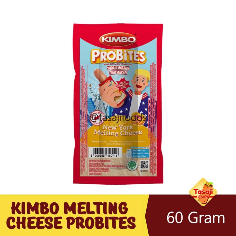 Kimbo Sosis Melting Cheese Probites 60 Gram Siap Makan