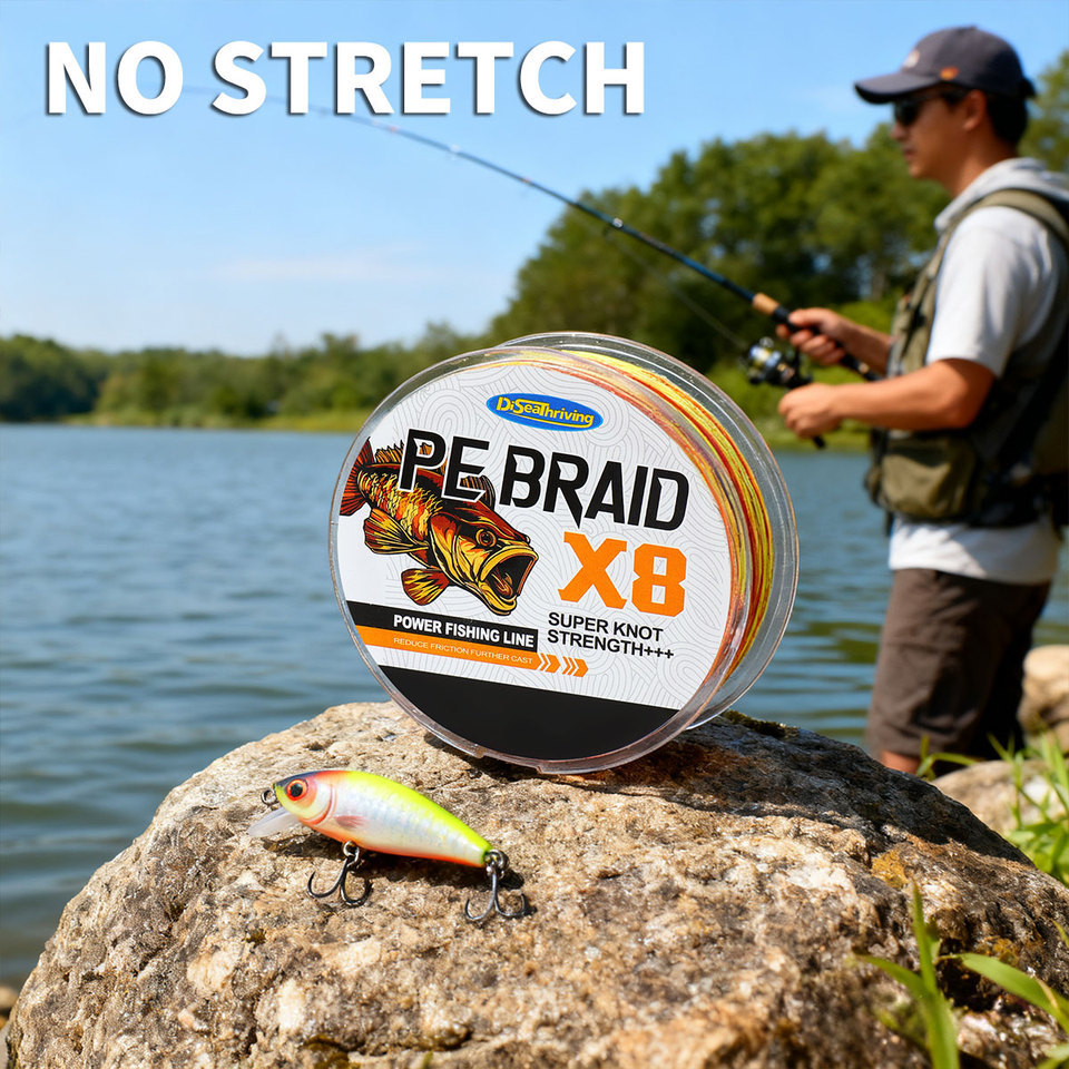 Superline Braided Fishing Line - Pro Grade Power Performance Saltwater Freshwater Fish - Colored Fis