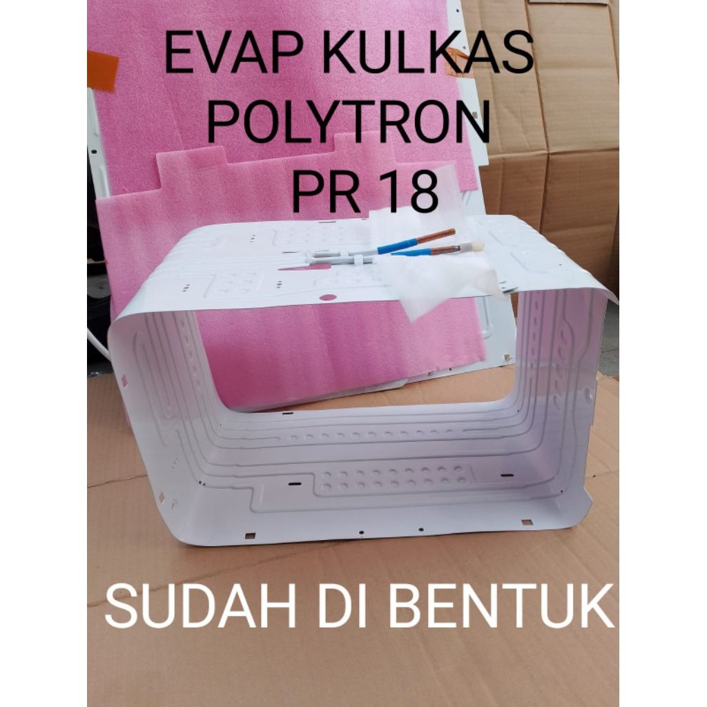 KULKAS SPAREPART Evaporator kulkas polytron 1 pintu jumbo tipe pr 18 ukuran 130 x 24,5cm
