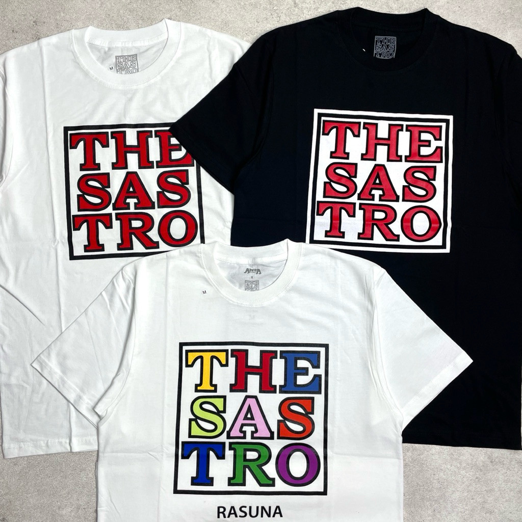 Kaos Oversized The Sastro Vol. 1 & Rasuna | Tshirt Black Original Merchandise