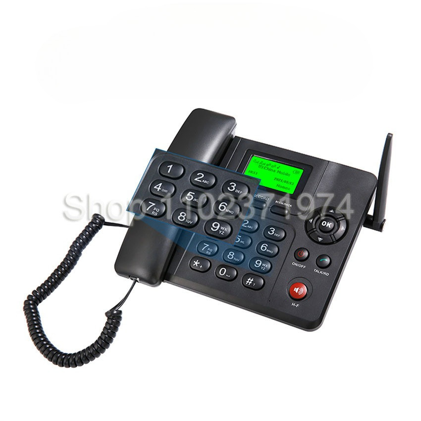Dual Sim Card Standby GSM Fixed Wireless Phone Recorng FM Rao MP3 indoor Antenna 2 Sim card 2G GSM f