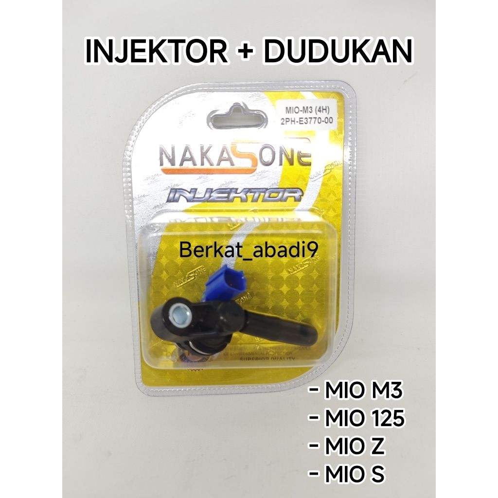 [ Nakasone ] Injektor + dudukan Mio M3 / Mio 125 / Mio z / Mio s
