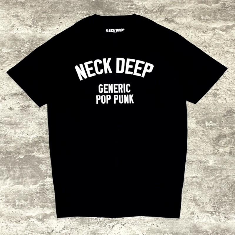 (COD) Neck Deep - POP PUNK South East Asia Tour 2022 Tshirt - Black | Official Merchandise