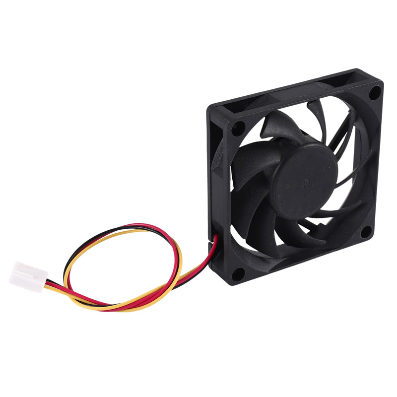 ABFN-Internal 12V 3 Pin CPU Fan Cooler Fan For PC 70X70x15mm