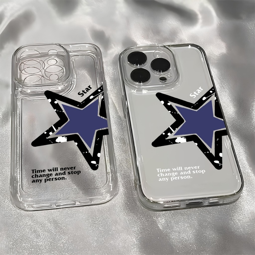 (Q220) Softcase Bintang Glossy Clear Case For Nubia Neo 5G 2 3 3GT ZTE BLADE A36 A56 A55 A54  Terbar