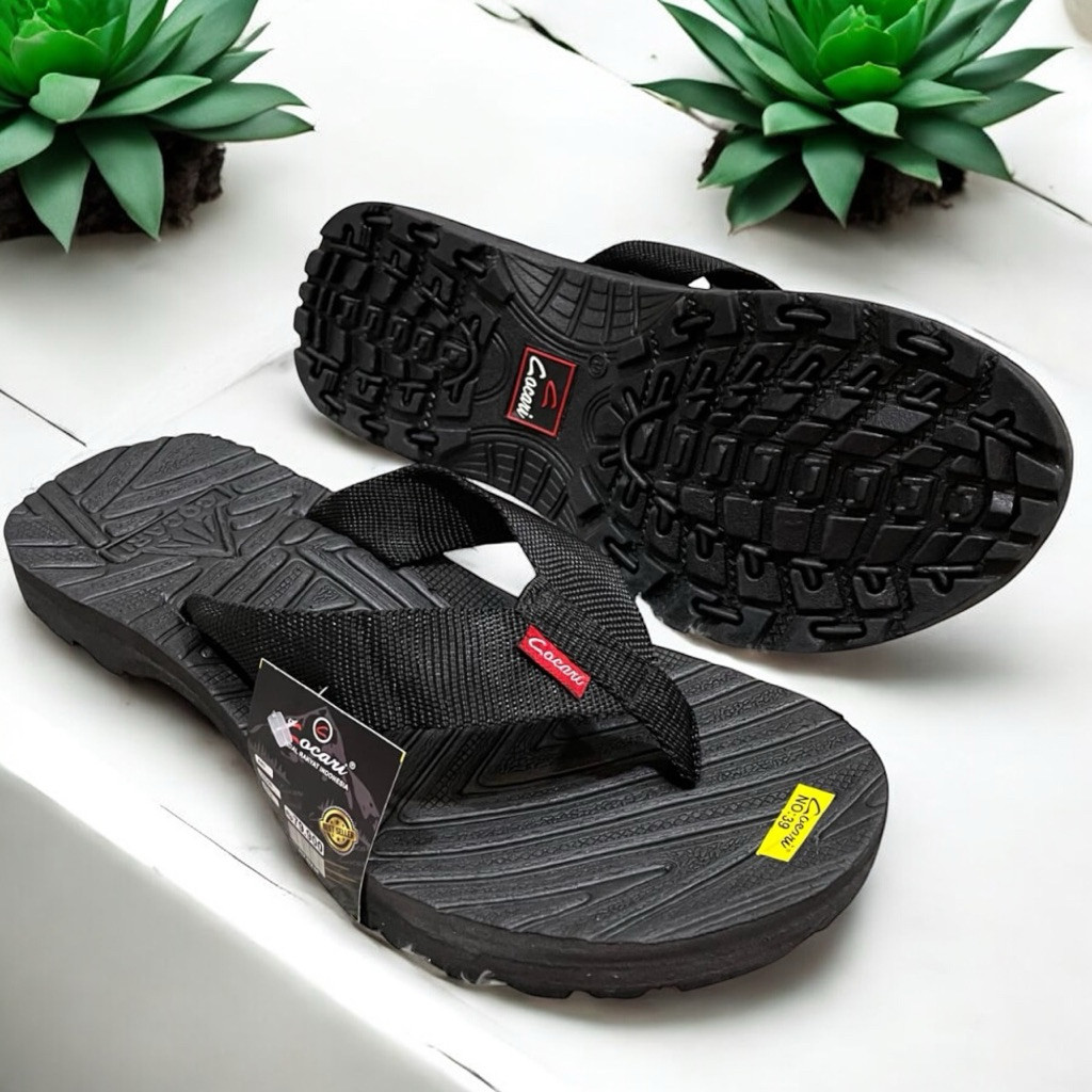 Sandal Pria Cocari Eiger - Sandal Jepit Pria / Cowok Terbaru Bahan Sol Karet Antislip
