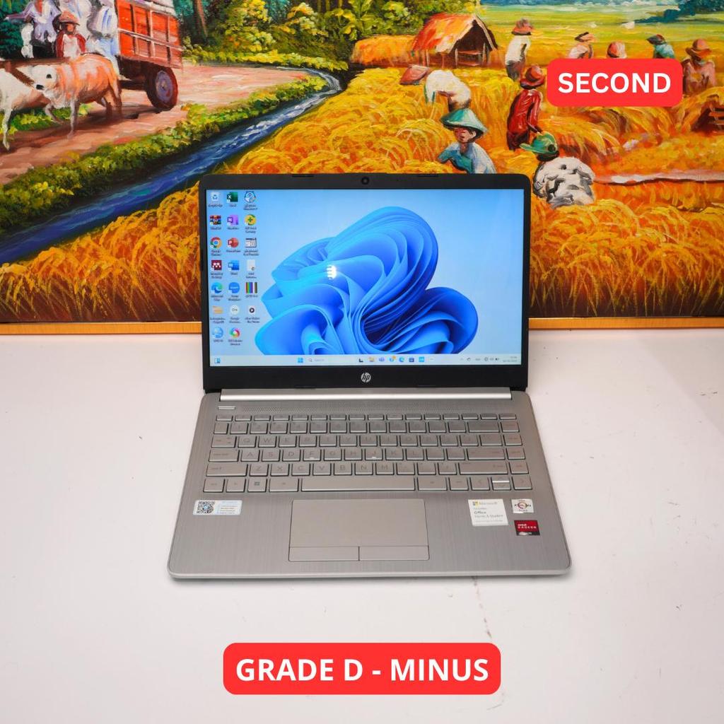 HP LAPTOP 14S-DK1XXX AMD ATHLON SILVER  3050U 8 GB (14") GRADE D - MINUS LAPTOP SECOND ORIGINAL SINA
