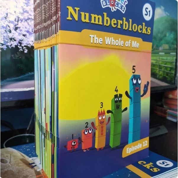 (ZELOLICOLLECTION) Buku Numberblocks S1, S2, S3 / Set English Learning Book Numberblocks
