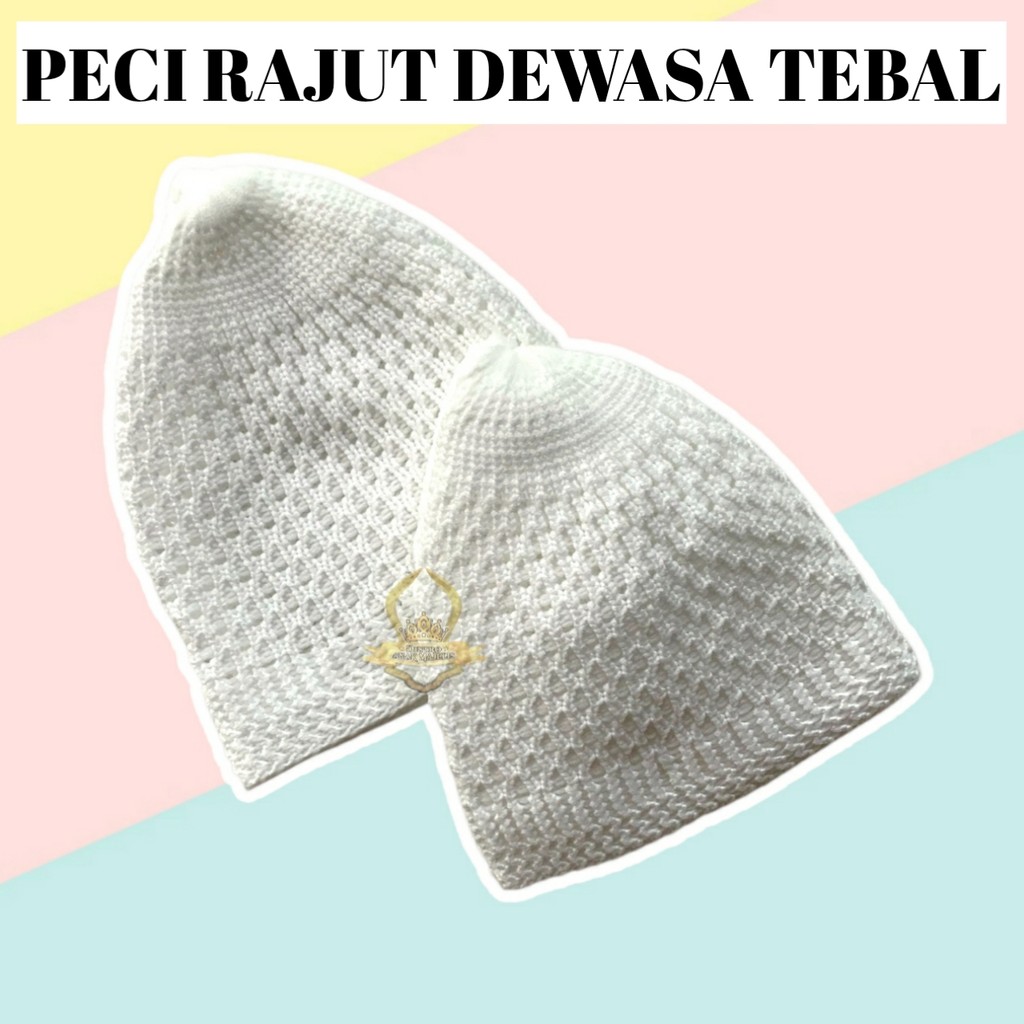 Peci Rajut Polos Dewasa / Peci Rajut Tebal Elastis Termurah / Peci Rajut Dewasa / Peci Rajut Tebal /