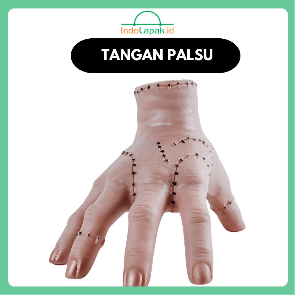 INDOLAPAK (ACC01) Tangan Palsu Sarung Tangan Sticker Tato Halloween Cosplay Bahan Silikon