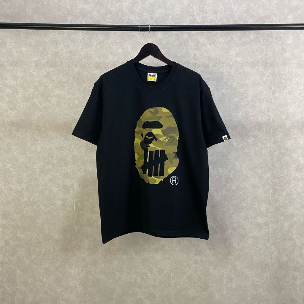 Best Seller  Kaos Bape X Undefeated Unisex Oversize Atasan Pria Oversie Baju Pria Oversize