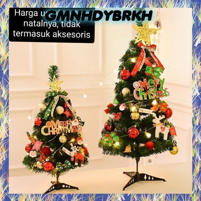 POHON NATAL PORTABLE POHON NATAL POLOS PVC DAN PINE UKURAN BESAR KECIL CHRISTMAS TREE 30cm