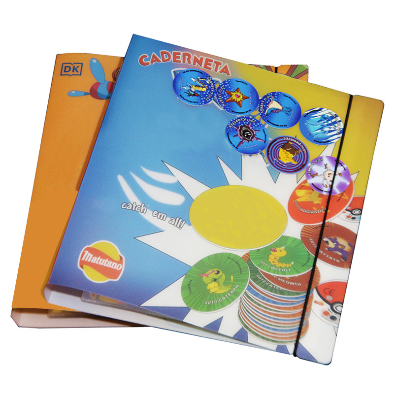 Lote De Tazos Album Collection Cards Book Holder Binder Folder For Pokemon Tazos With 8pcs transpare