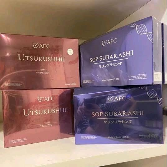 PROMO NEW AFC SOP SUBARASHI UTSUKUSHHII GOLD BOX ISI 28 SACHET ORIGINAL