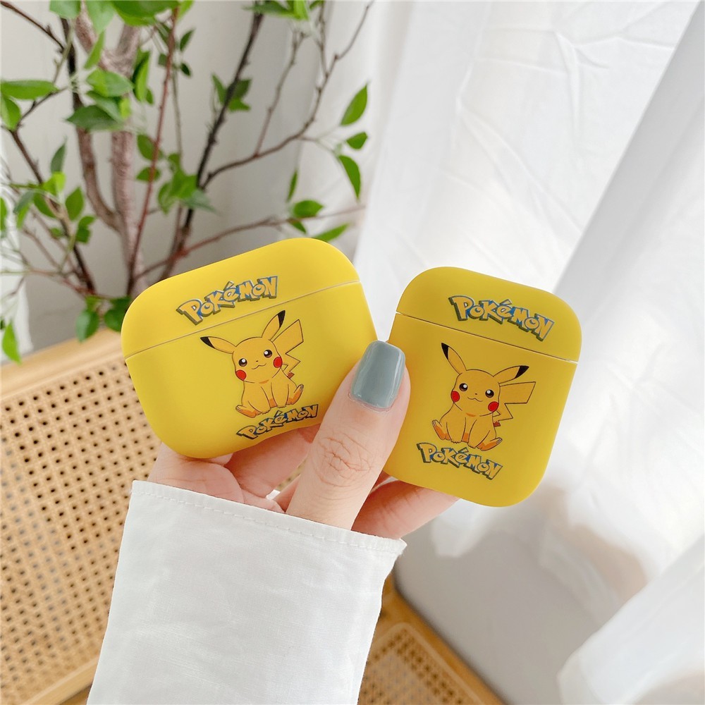 AirPods4 AirPods Pro2 AirPods Pro AirPods3 gen3 AirPods2 Kartun Pokemon Pikachu AirPods Kasus Keras