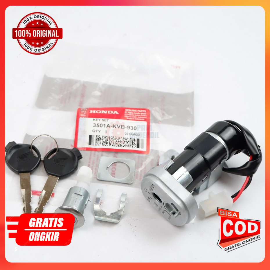 Kunci Kontak KVB Honda Vario 110 Karbu onderdil motor part Ori