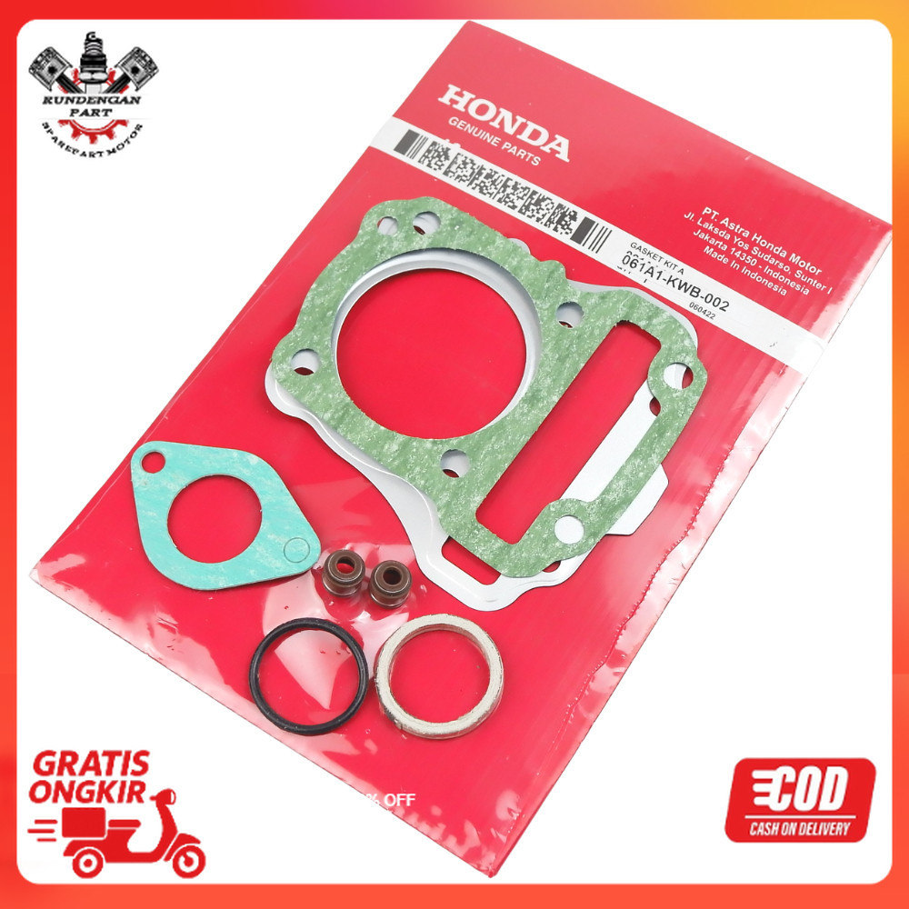 Top Set Paking Blok Mesin Honda Blade & Revo 110 KWB ori part motor