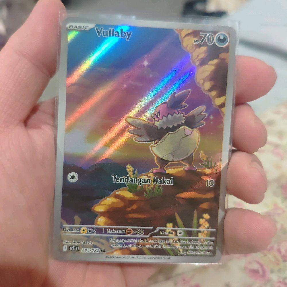 Vullaby sv11s AR 285/172 Hitam dan Putih Indonesia Kartu Pokemon TCG Original