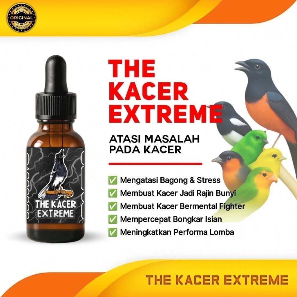 The Kacer Extreme – Vitamin Kacer Gacor & Obat Bagong / Suplemen Kacer Lomba Harian Burung Auto GACO
