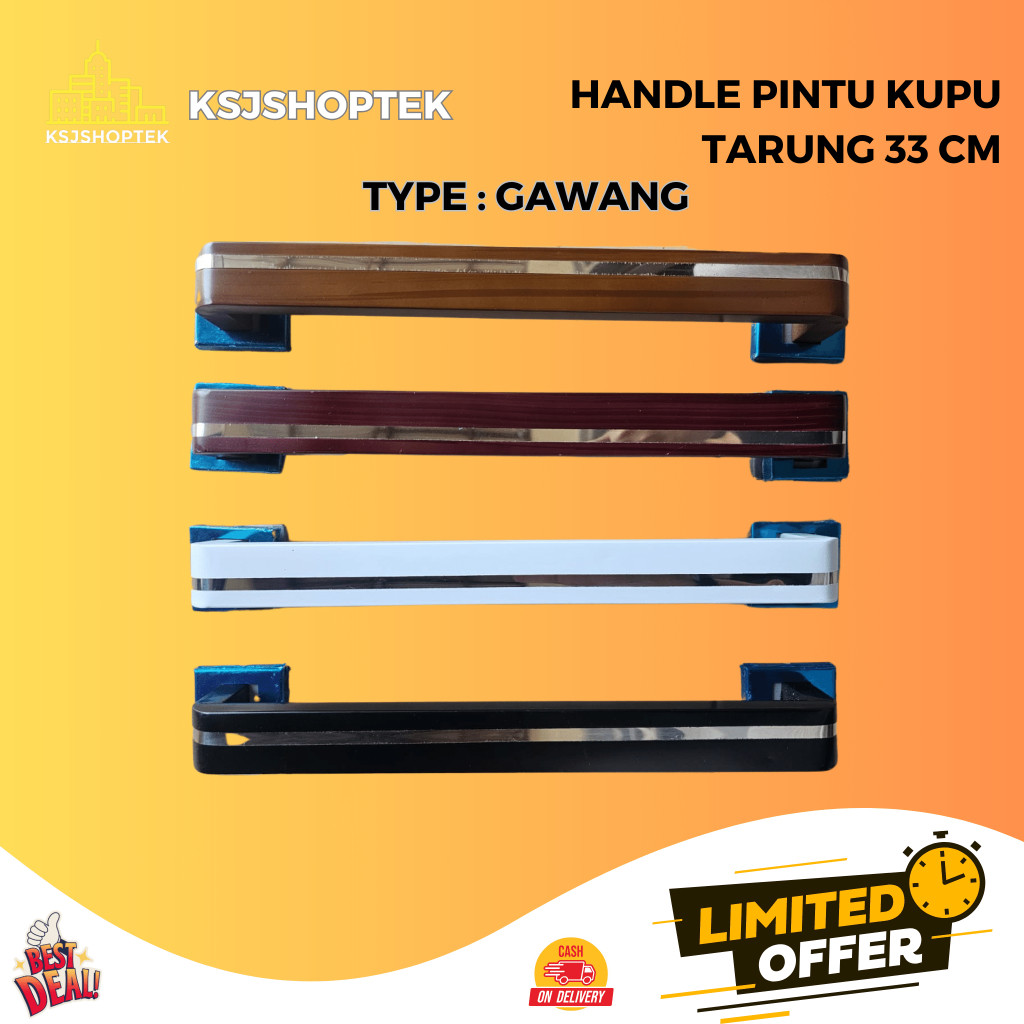 Pegangan Handle Pintu Kupu Tarung Gawang Minimalis 33cm pegangan pintu stainless Handel almari lemar