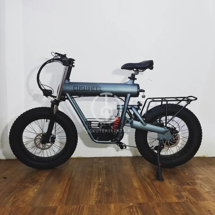 promo SEPEDA MOTOR LISTRIK COSWHEEL T20 - 20Ah + 1000W - 10Ah