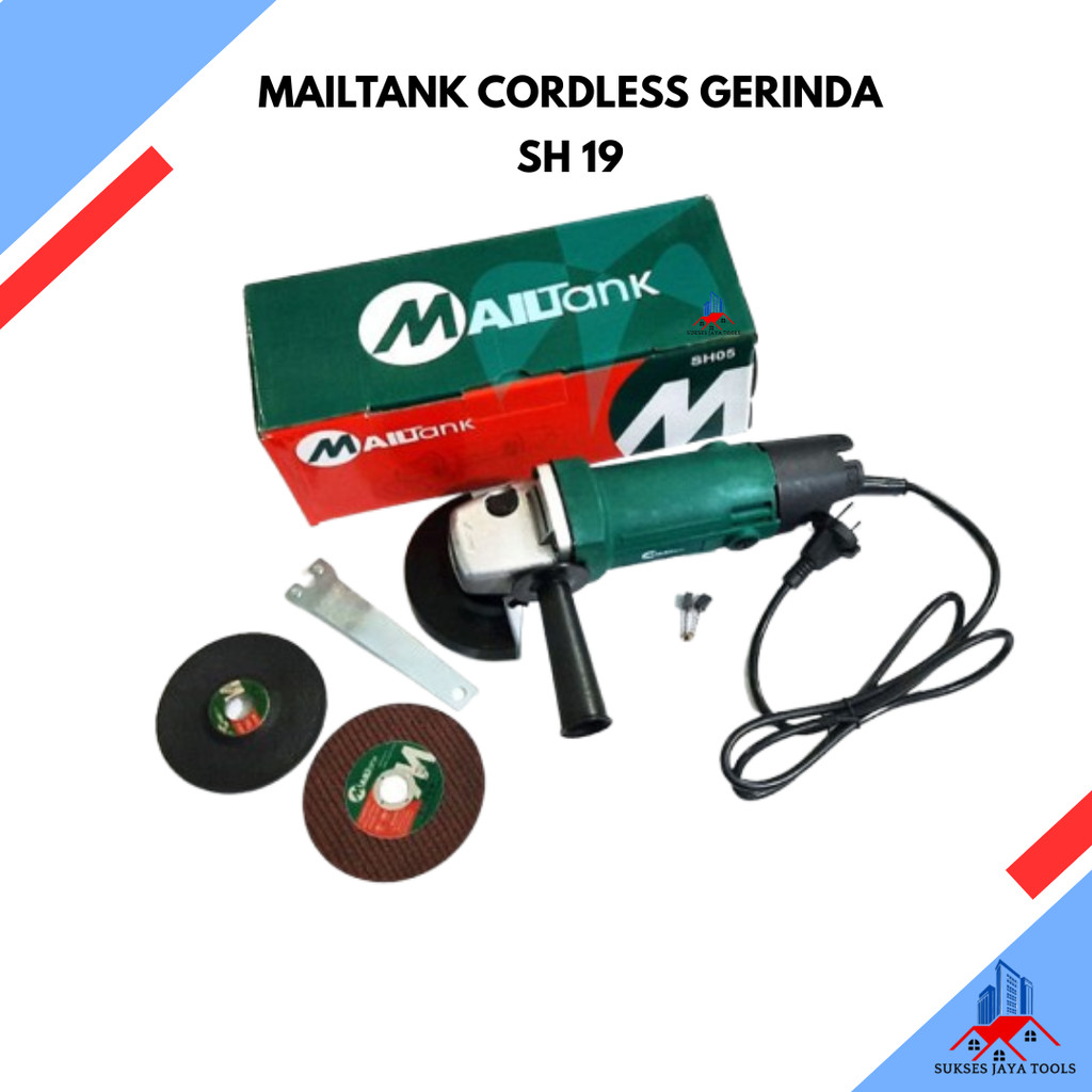 MAILTANK SH19 gerinda baterai 21V Cordless Angle Grinder Mesin gerinda tangan brushles