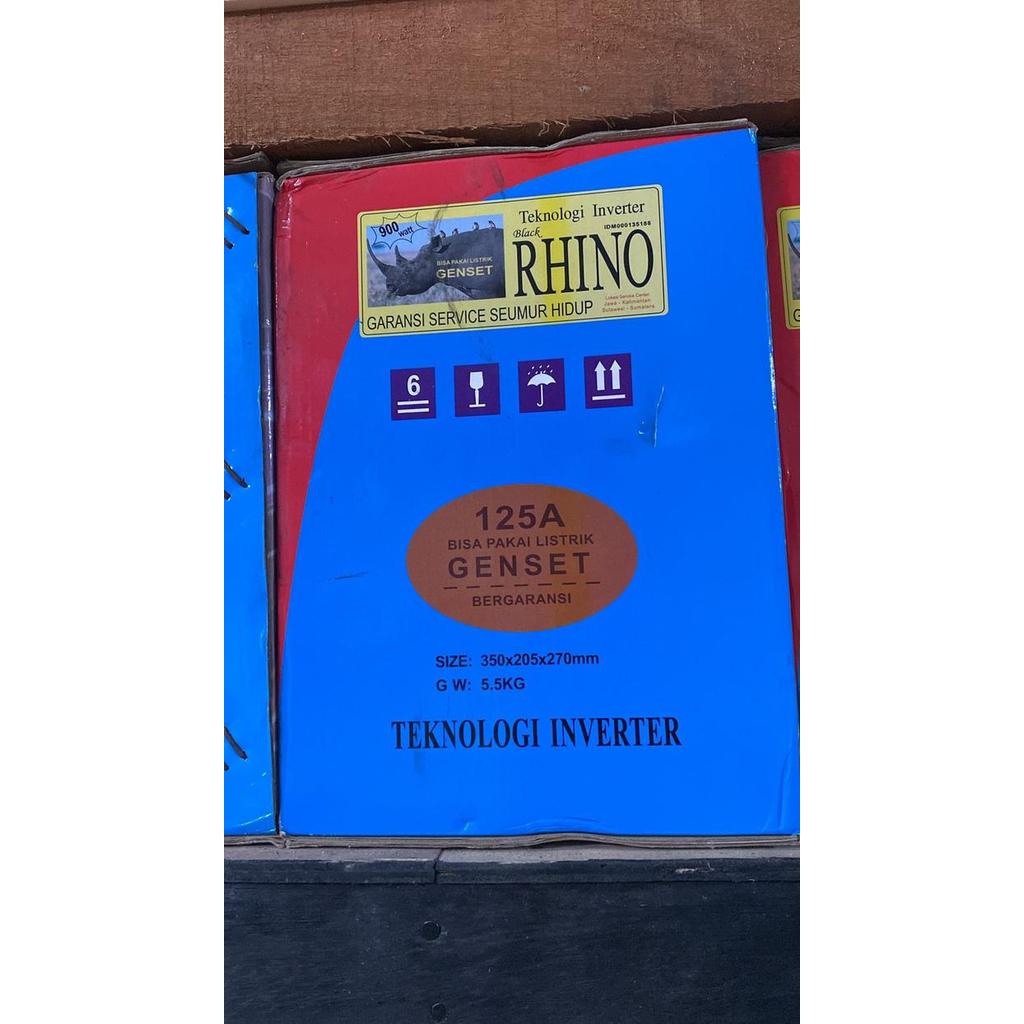 Rhino - Mesin Las Inverter MMA 125Amp - 400Amp  (Trafo Light) - 200A