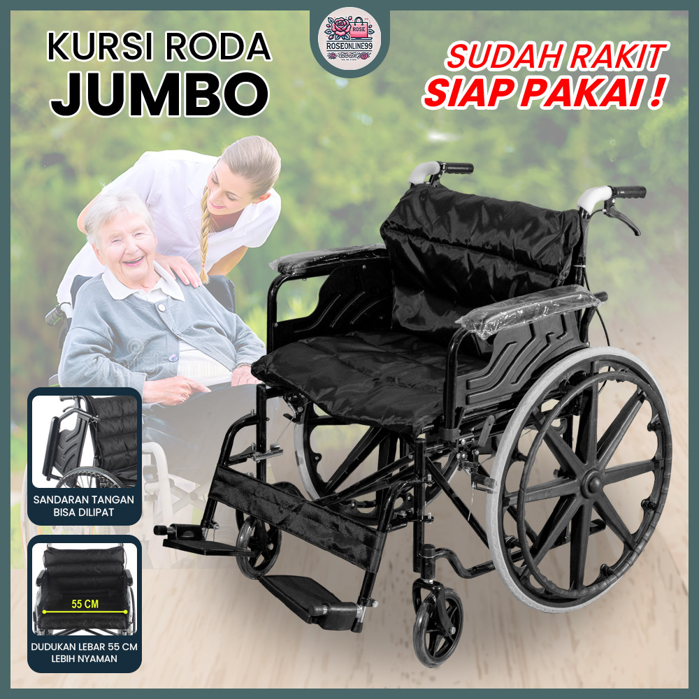 RO Kursi Roda Jumbo Big Size 150kg