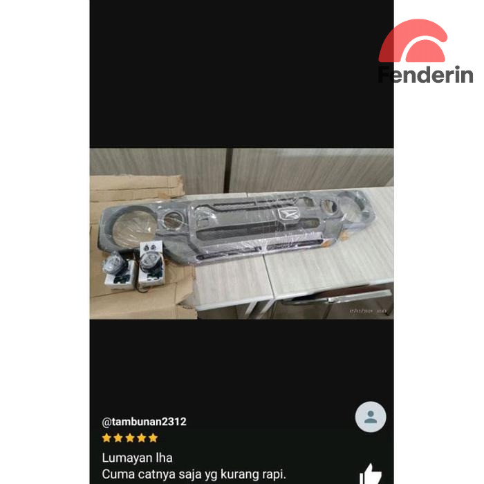 GRILL CUSTOM DAIHATSU FEROZA TAFT GT HILINE ROCKY MODEL REBORN LAMPU BULAT - FENDERIN