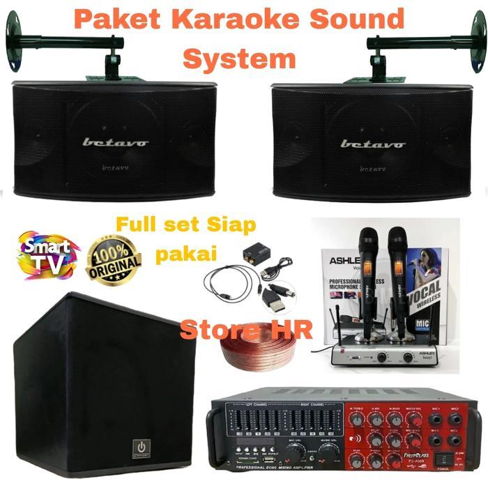 paket sound System karaoke betavo 10 inch termurah komplit