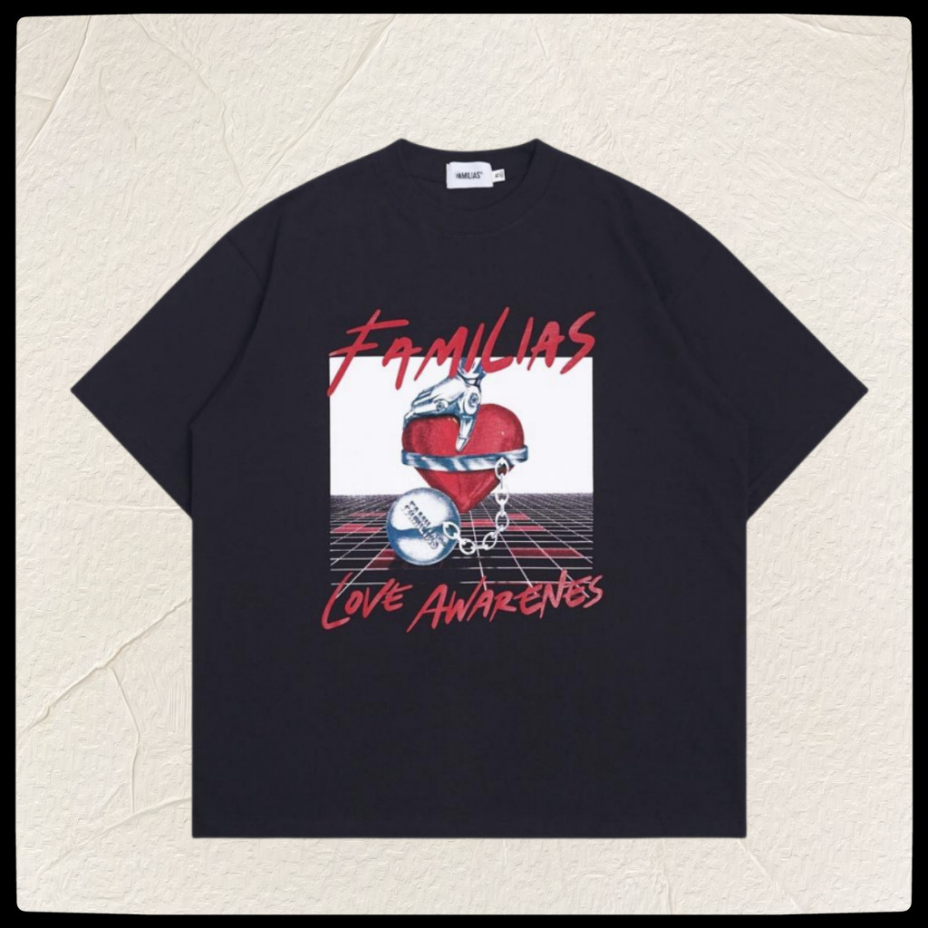 Familias - Black T-Shirt - Suico Ts fashion