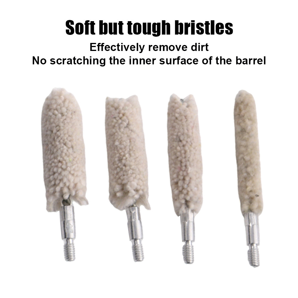 Tactical Gun Cleaning Kit Rifle Pistol Airgun Cleaning Kits with Nylon Bore Brushes for .30/.22/9mm 