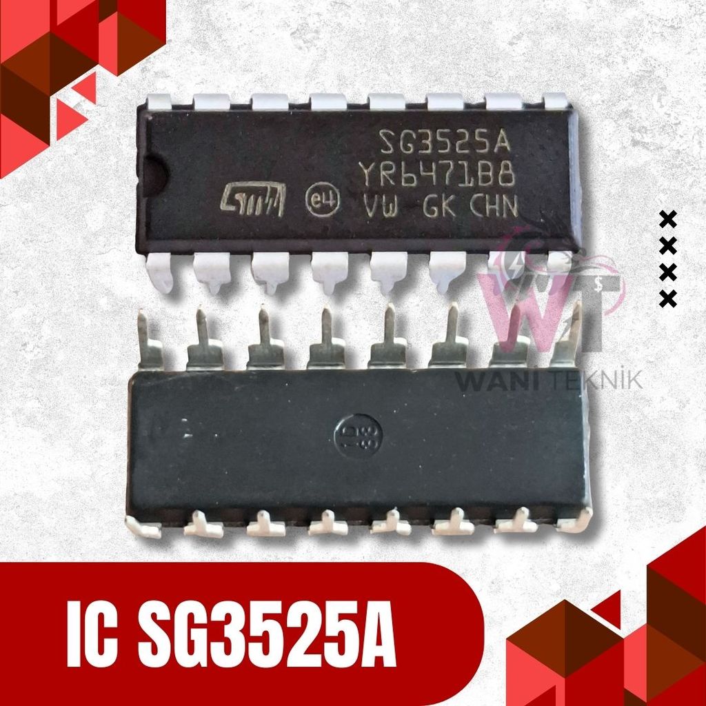 IC SG3525 PWM Controller DIP-16 Dual PWM Untuk Power Supply & Inverter