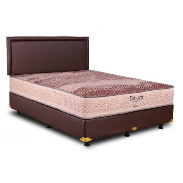 Toko Mebel Murah Online Sby - ( FULL SET ) Spring Bed Central Deluxe Silver Flexy Pengganti Deluxe P