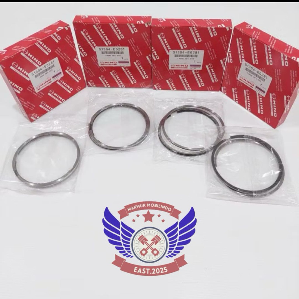 RING PISTON SET DUTRO HT130 HT 130 130HT ORIGINAL