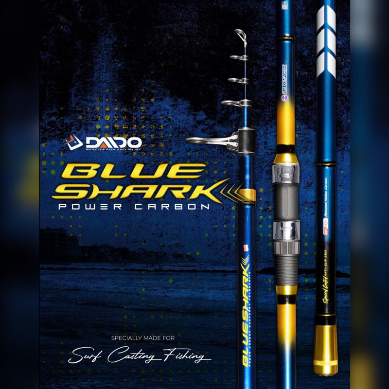 Joran Telescopic Daido Blue Shark Power Carbon Ring Fuji