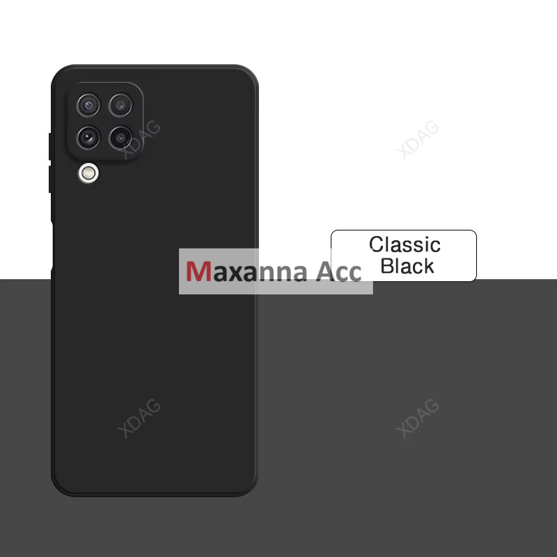 [MAXANNA] [ CASE SAMSUNG A12 / A22 4G / M12 / M32 4G ] SOFT CASE LIQUID MACARON SLIM CANDY BLUDRU AN
