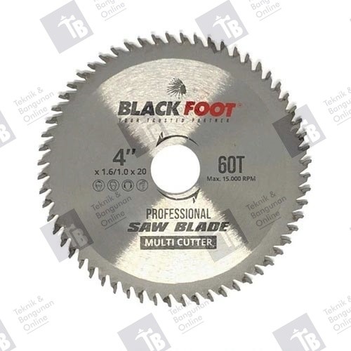 BLACKFOOT Mata Gergaji Potong 4 Inch X 60 T Saw Blade 4" x 24T 40T 60T
