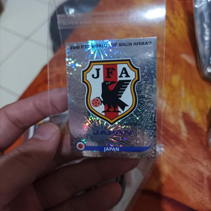 Kartu Bola Stiker Panini FIFA WC Japan Football Logo TaO 