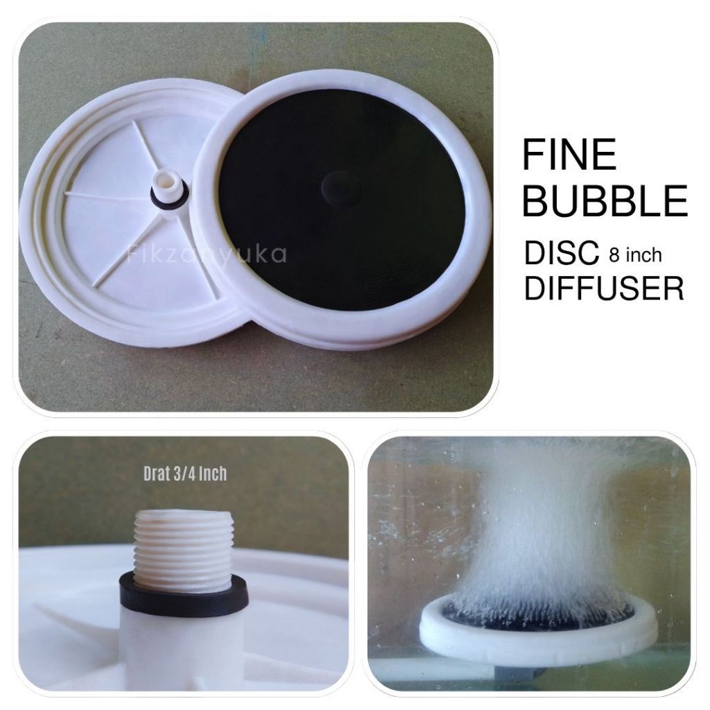 [neysasale] Aerator Kolam 8 Inch Fine Bubble Diffuser EPDM