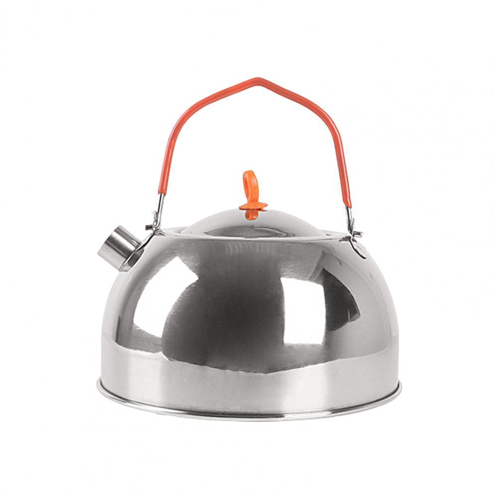 600ml Mini Camping Kettle 304 Stainless Steel Heating Boil Water Tea Kettle Outdoor Fishing Hiking C