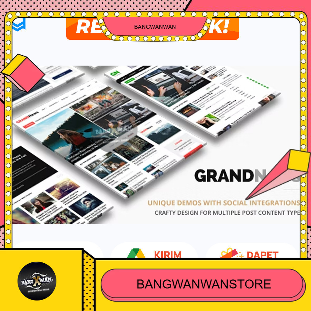 Grand News Wordpress Berita News Magazine Newspaper WordPress Theme Premium