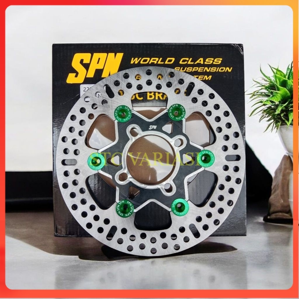 Disc Piringan Cakram Depan floating Stainless [220mm-Gerigi]BEAT / VARI0110/MIO SOUL/VAR1O125/ GENIO