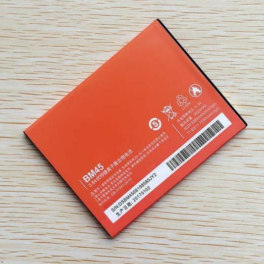 [ BM45 ] Baterai Batre HP Xiaomi Redmi Note 2 - Note 2 Prime BM45 BM-45 ORIGINAL 100% Batrei Batur B