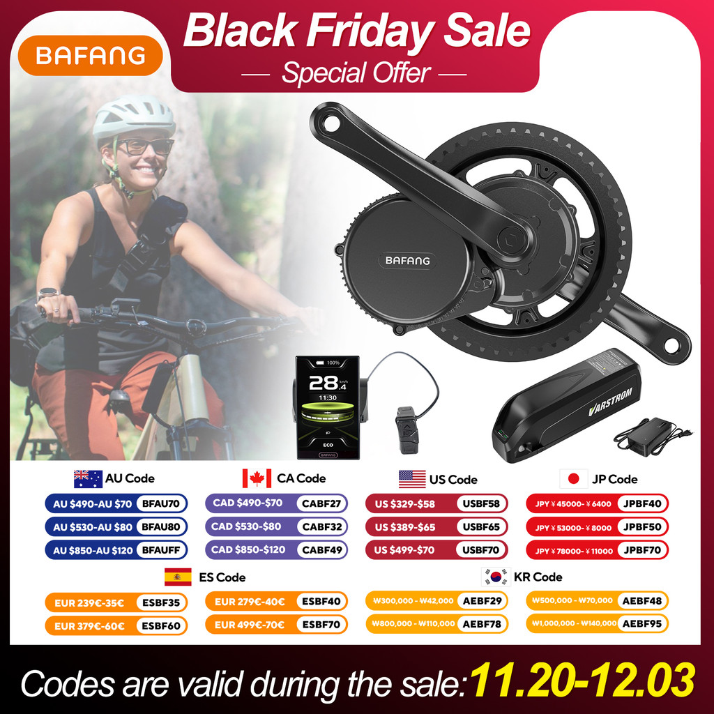 Bafang 750W Motor BBS02B BBS02 Ebike Conversion Kit Electric Bicycle Mid Drive Engine 48V 52V 20Ah H