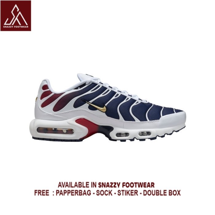 Sepatu Sneakers Nike Air Max Plus Tn Paris 100% Original Unisex